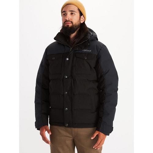 Marmot Fordham Jackets - Mens Insulated Jacket Black CA1692854 Canada